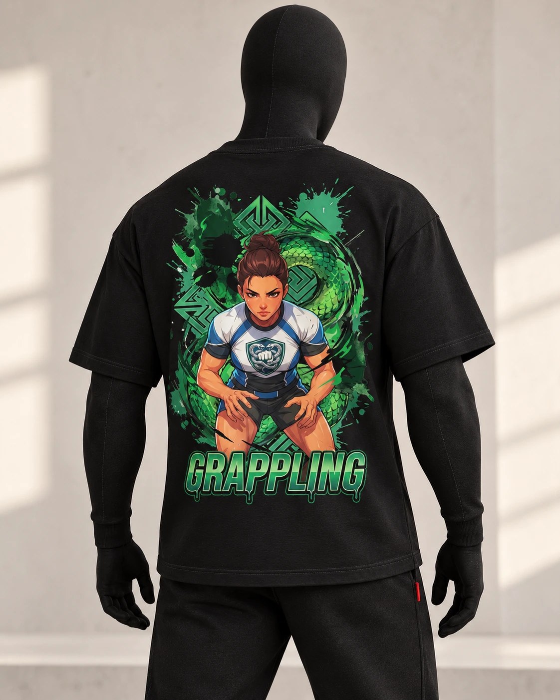 Grappling · Fighters · Black · back