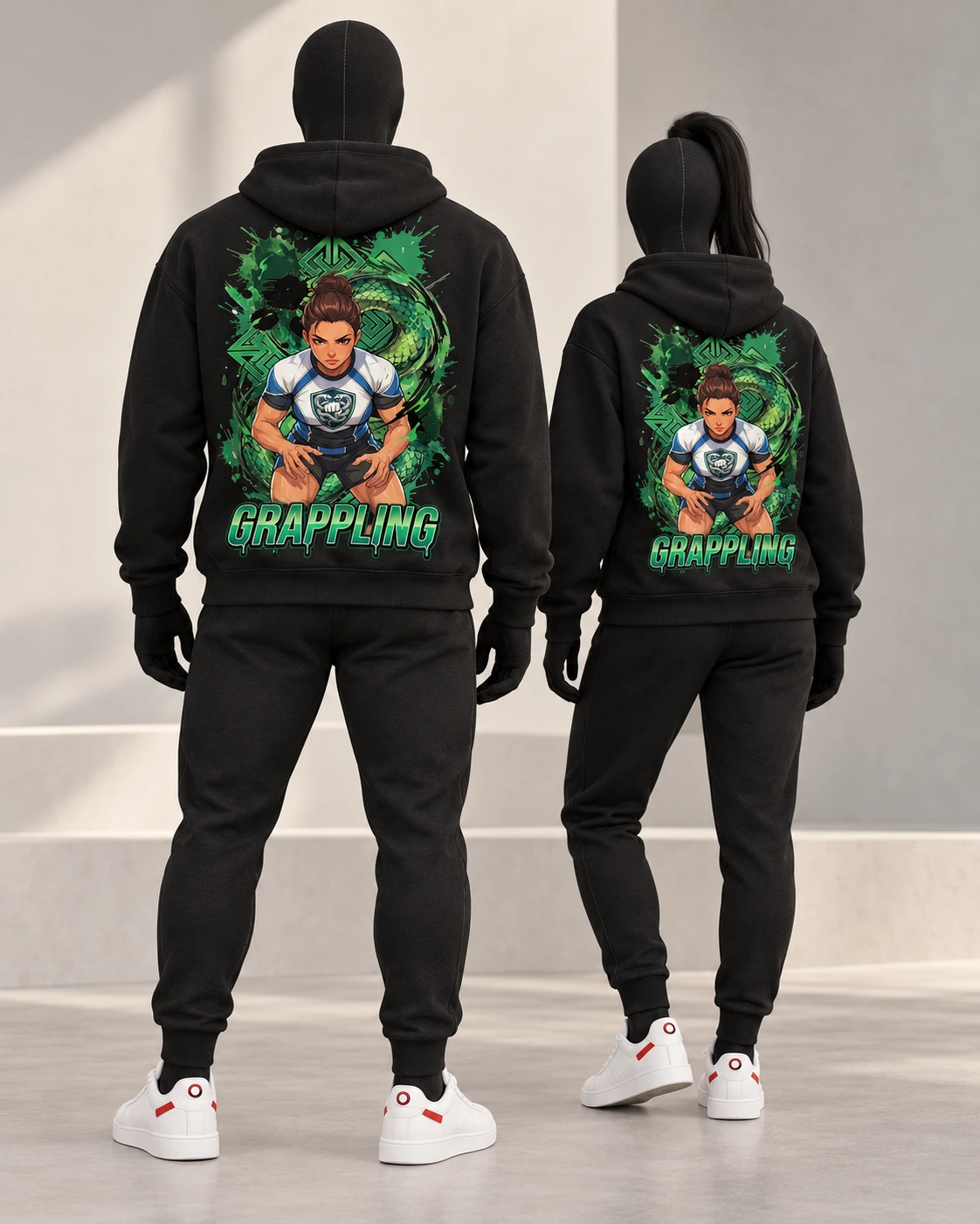 Grappling · Fighters · Black · back