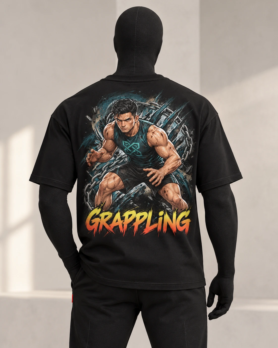 Grappling · Fighters Dark Series · Black · back