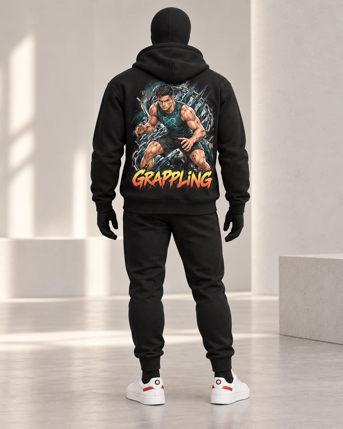 Grappling · Fighters Dark Series · Black · back