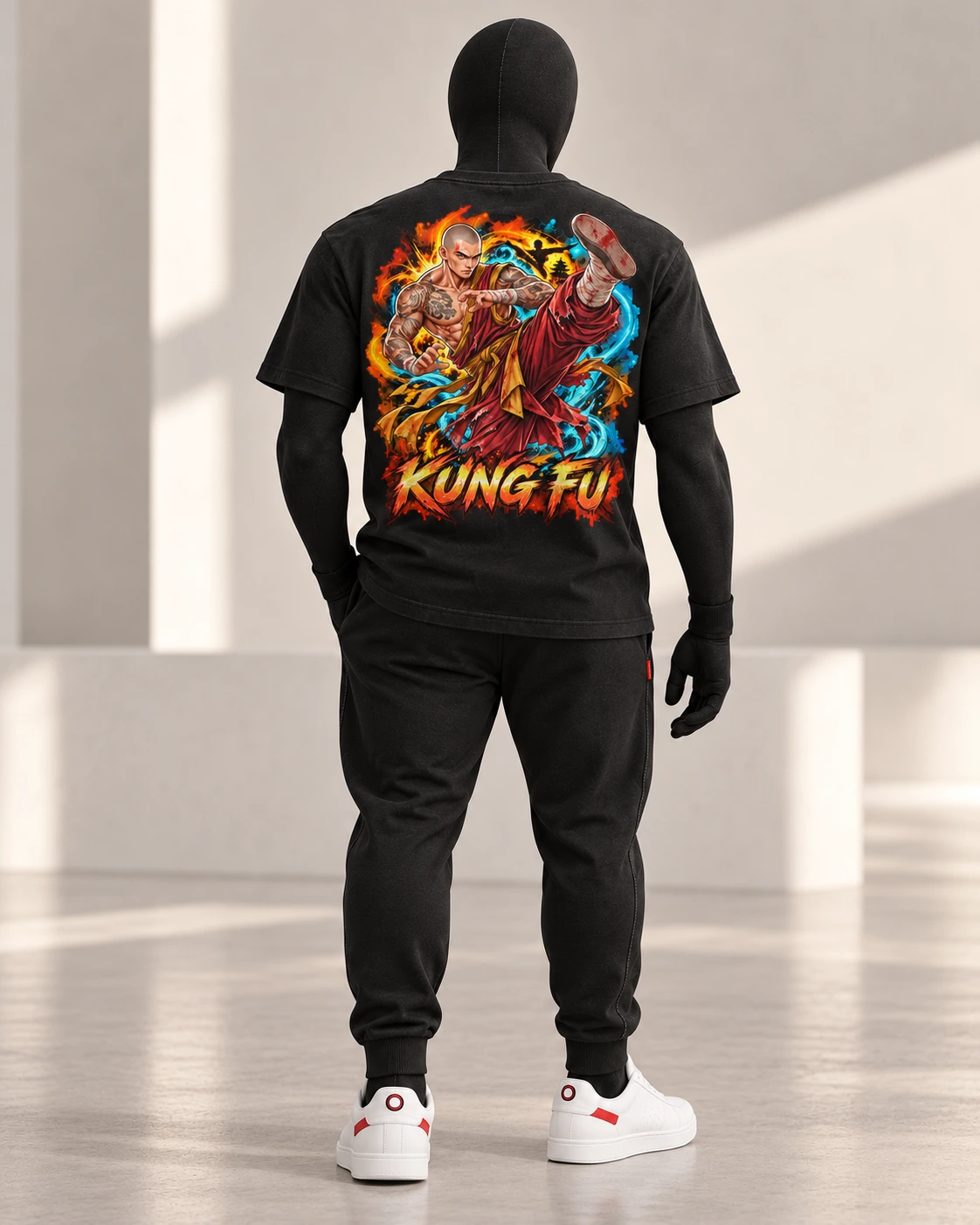 Kung Fu · Fighters Dark Series · Black · back