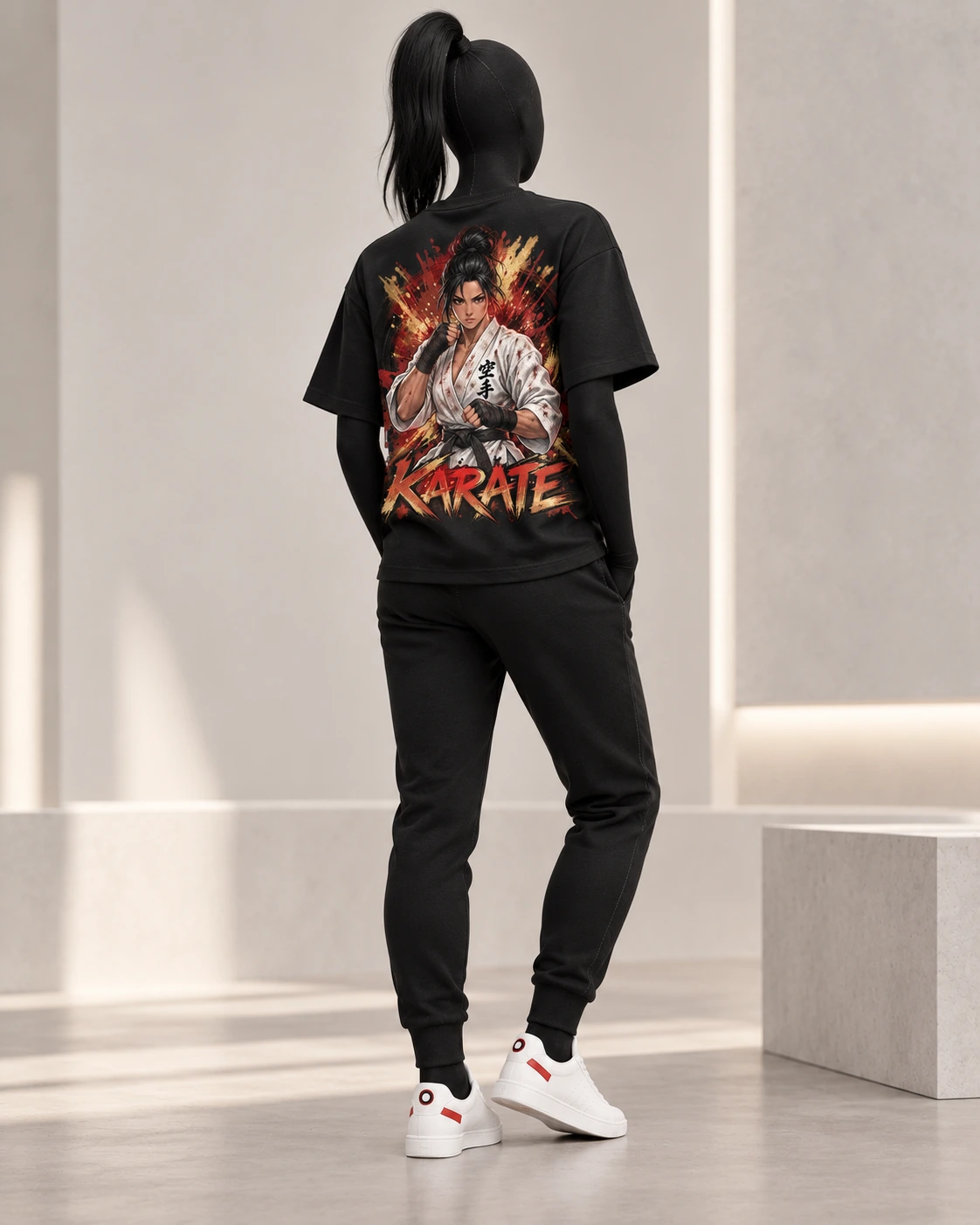 Karate · Fighters Dark Series · Black · back