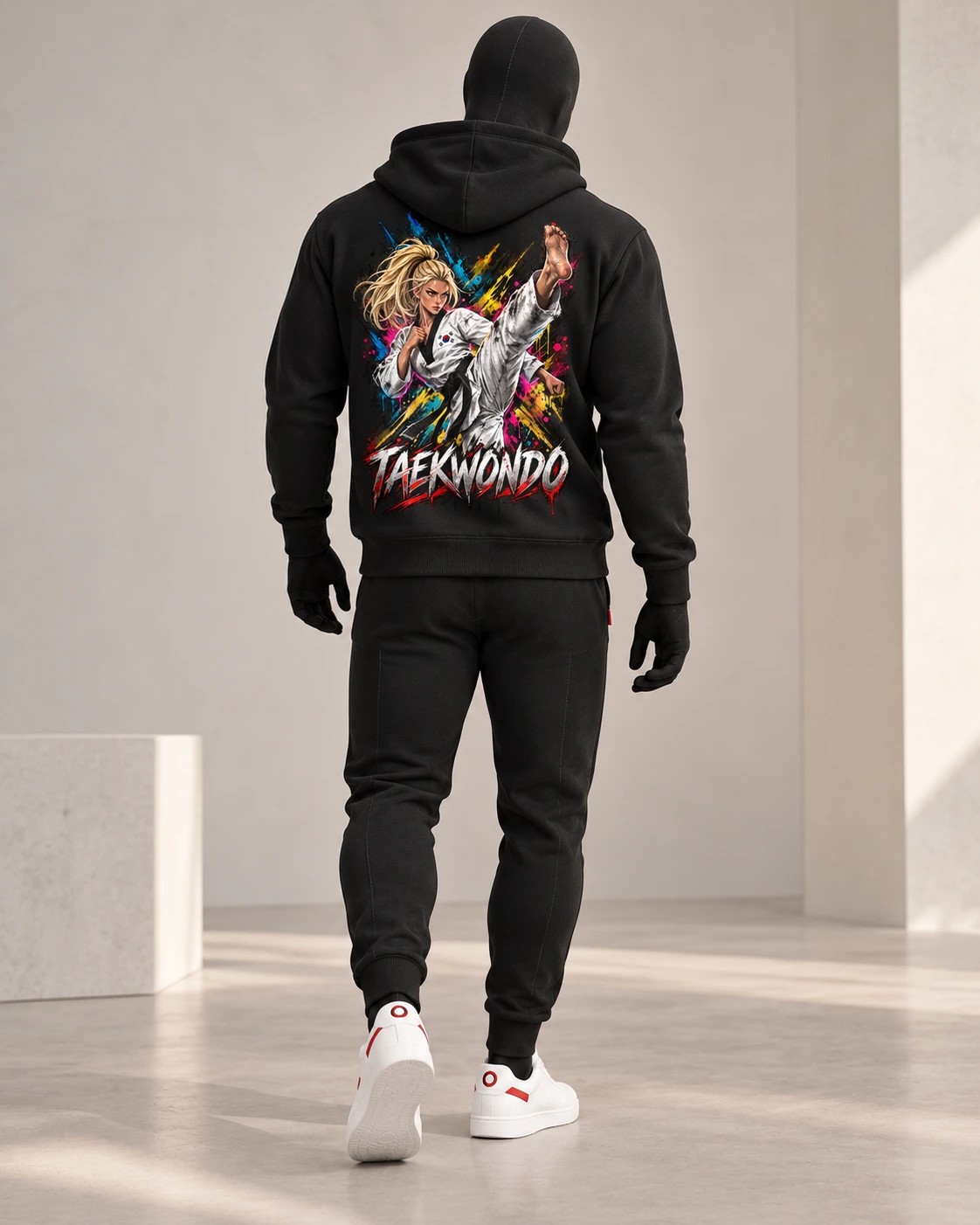 Taekwondo · Fighters Dark Series · Black · back