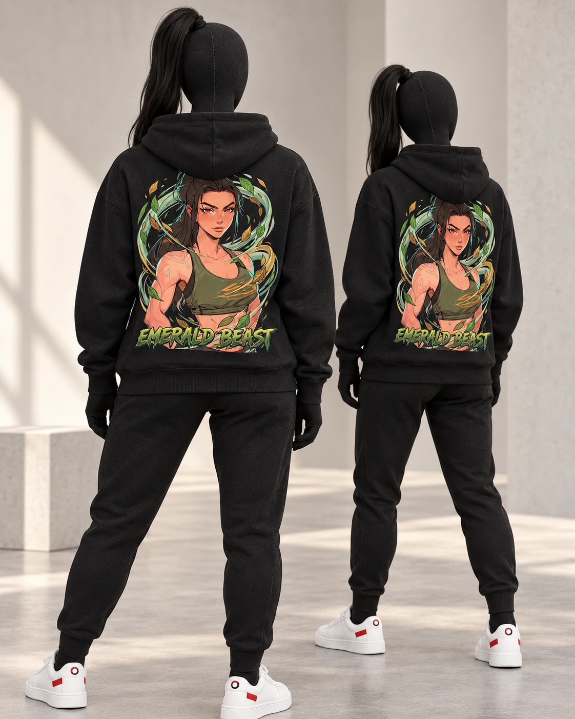 Emerald Beast · Gymrats · Black · back