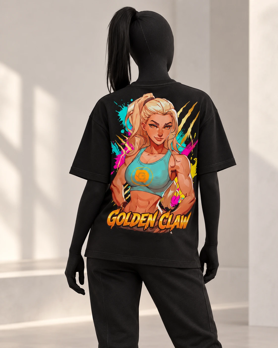 Golden Claw · Gymrats · Black · back
