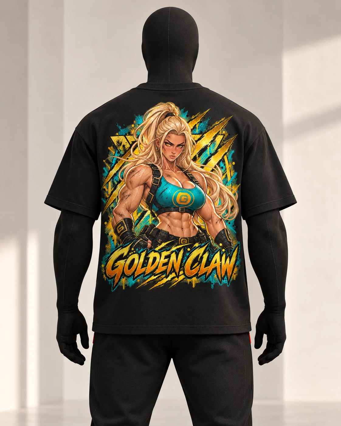 Golden Claw · Gymrats Dark Series · Black · back