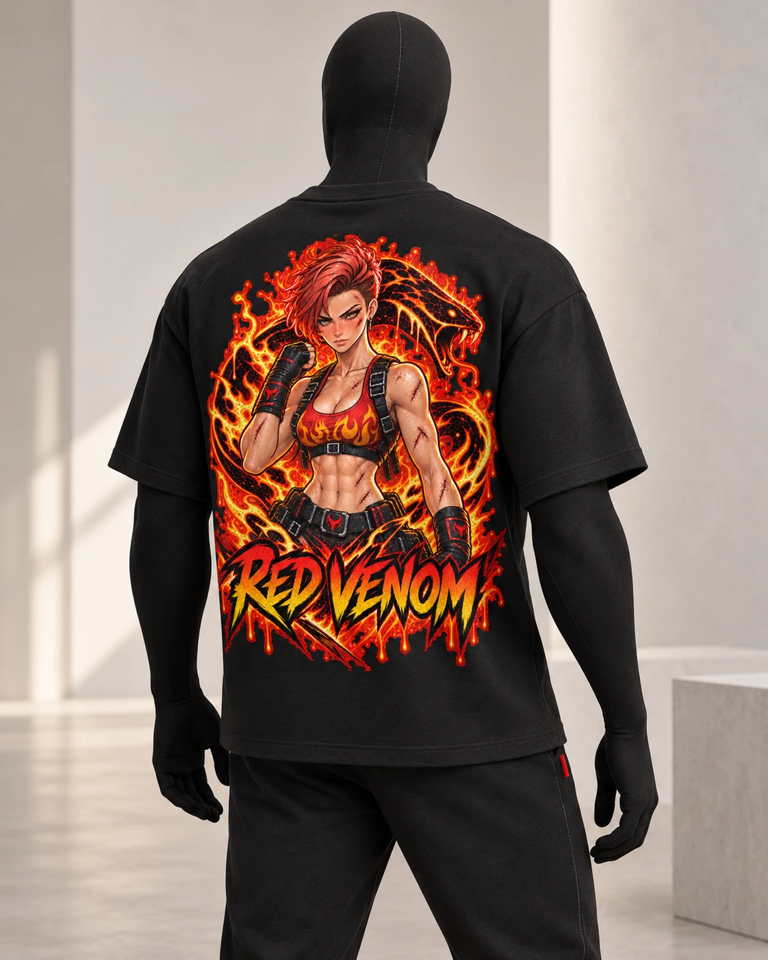 Red Venom · Gymrats Dark Series · Black · back