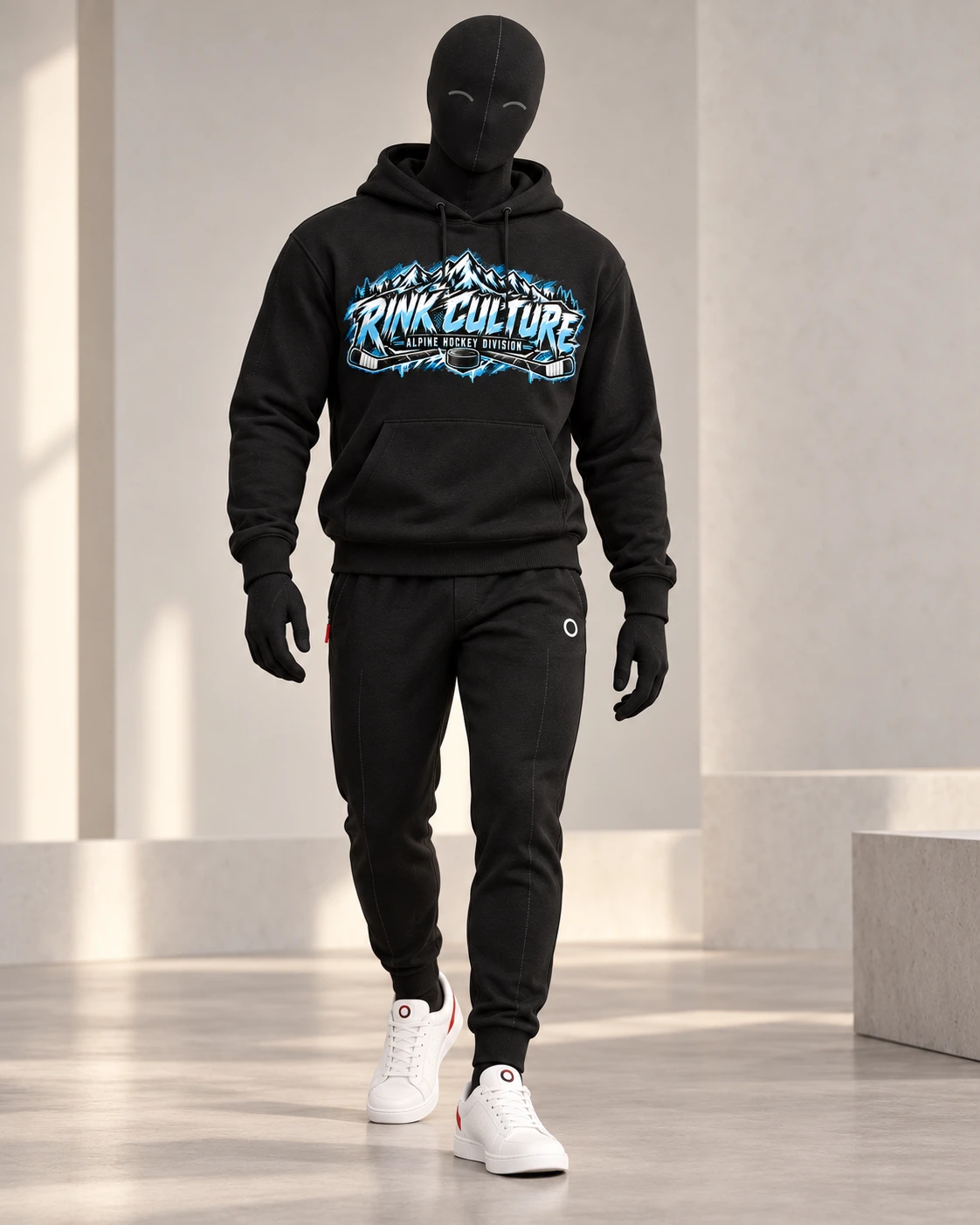 Hat Trick · Rink Culture · Black · front