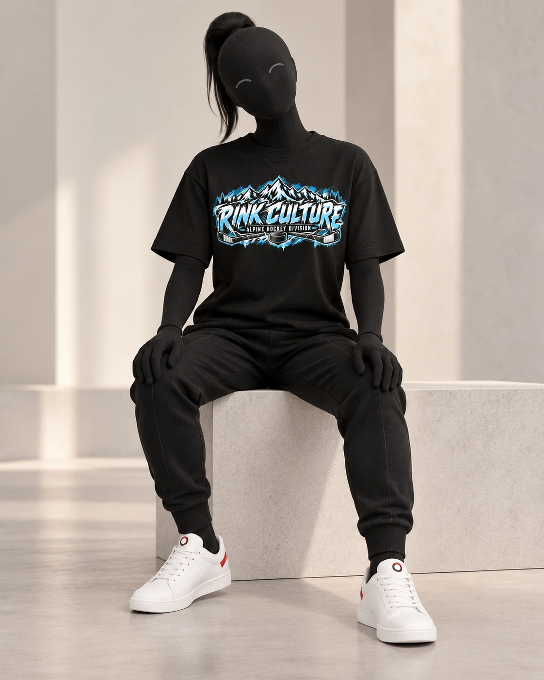 Power Play · Rink Culture · Black · front