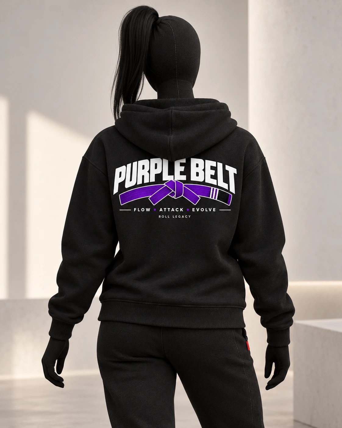 Purple Belt · Roll Legacy · Black · back