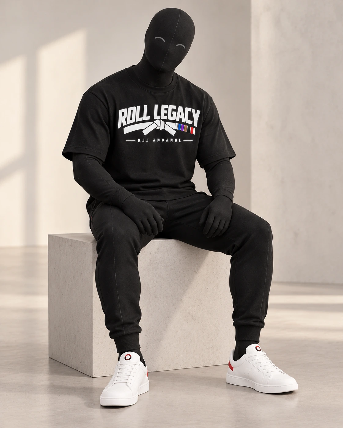 Black Belt · Grade 1 · Roll Legacy · Black · front