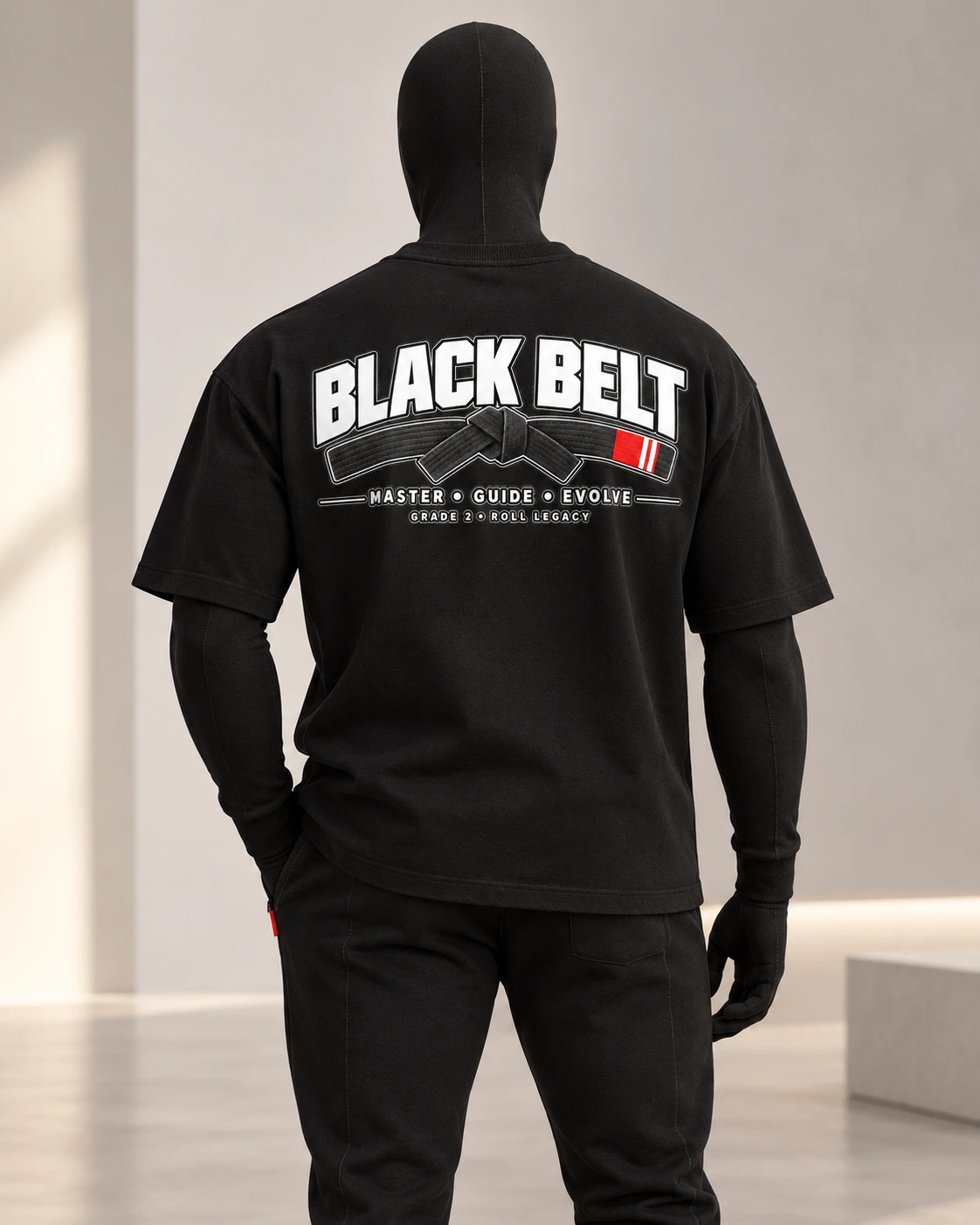 Black Belt · Grade 2 · Roll Legacy · Black · back