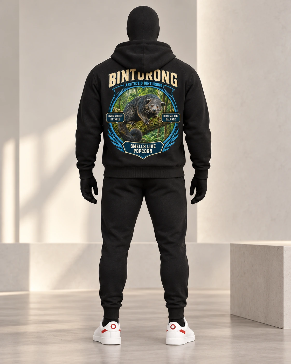 Binturong · Stranger Animals · Black · back