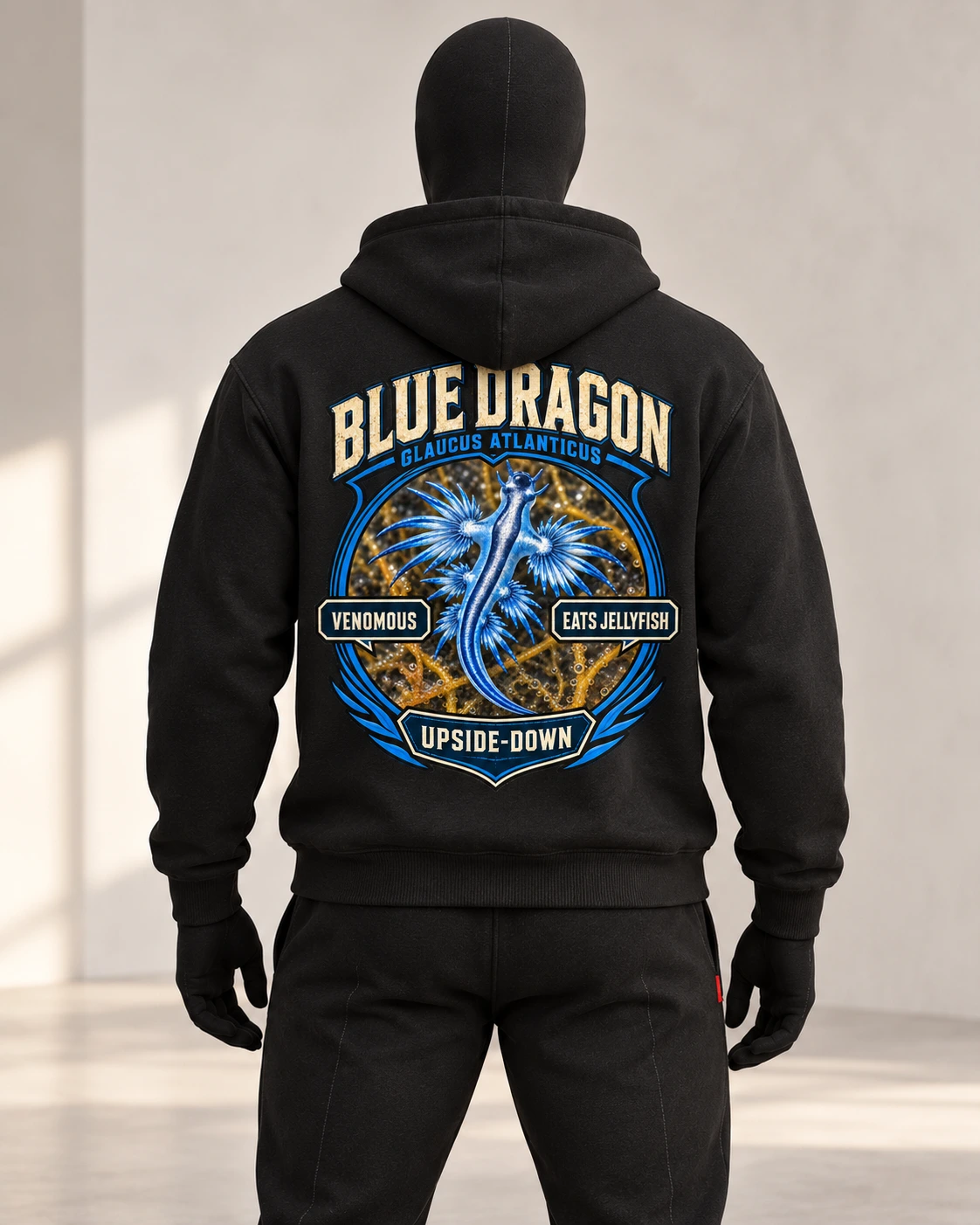 Blue Dragon · Stranger Animals · Black · back